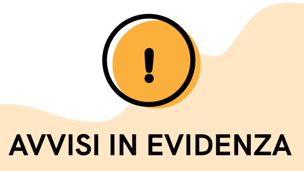 avvisi in evidenza
