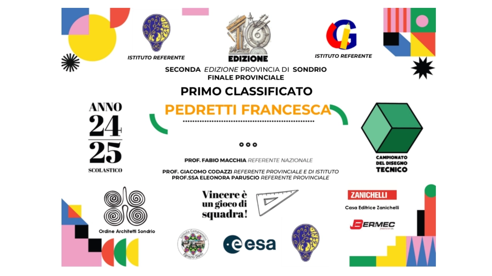 campionato disegno tecnico 1° classificato