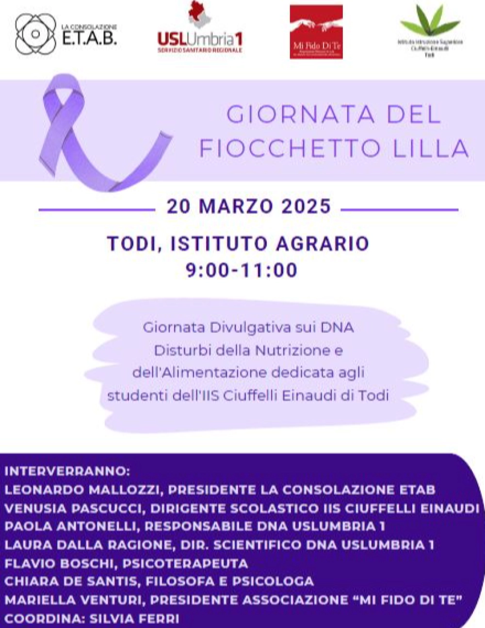 giornata fiocchetto viola