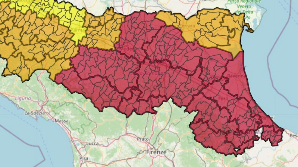 Allerta meteo rossa