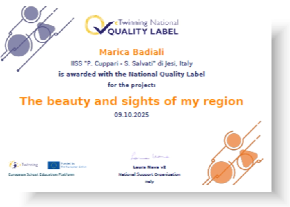 Certificato NQL - beauty