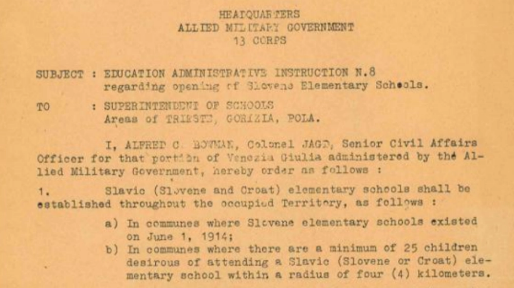 USTANOVITEV SLOV. ŠOL okrožnica št.8 ZVU